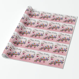 Toucans Geburtstags-Party Geschenkpapier
