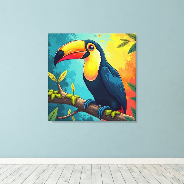 Toucans Leinwanddruck (Insitu (Holzboden))