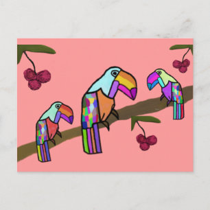 Toucans Postcard Postkarte