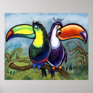 Toucans Poster