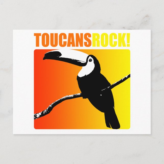 Toucans Rock! Postkarte (Vorderseite)