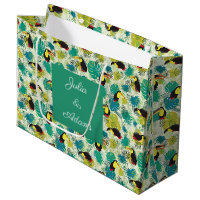 Toucans White Gift Bag