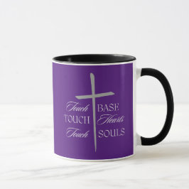 Touch Base, Herz, Souls - Christliche Kaffee-Tasse Tasse