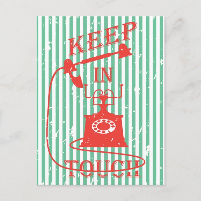 Touch behalten postkarte (Vorderseite)