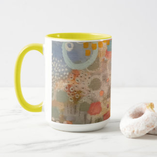 Touch der Blue Abstract Design Tasse