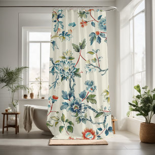 Touch der Blumenmuster dekorativ auffallend Duschvorhang