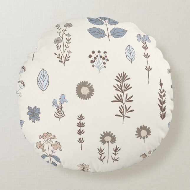 Touch der Natur Rundes Kissen (Vorderseite)