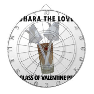 Touch der Romantik: Ein Friedlicher Valentinstag Dartscheibe