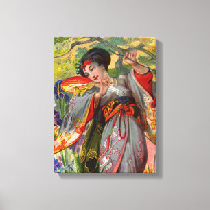 Touch der Schmetterlinge Leinwanddruck