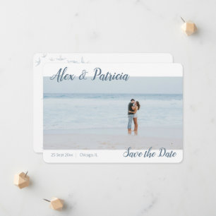 Touch des Stils Save the Date Hochzeitstil-Verlobu Ankündigung