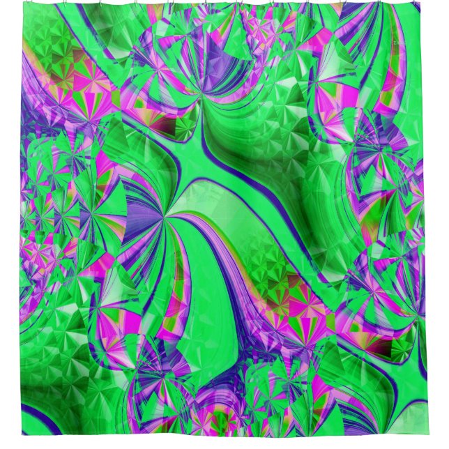 Touch die Pilze nicht... Duschvorhang (Vorderseite)