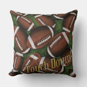Touch Down Football Muster Kissen