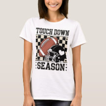 Touch Down Saison Fußball Helm & Ball Checked
