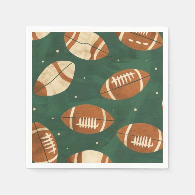 Touch Down Super Bowl Kinderdusche Serviette (Vorderseite)