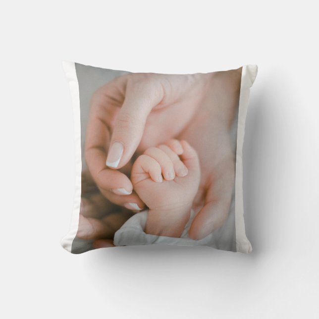 Touch einer Mutter, Lebenszeit der Liebe Kissen (Vorderseite)