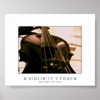Touch eines Violinisten