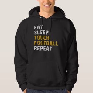 Touch-Fußball essen Hoodie