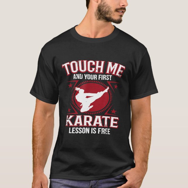 Touch Ich und Ihre erste Lektion ist gratis Girl K T-Shirt (Vorderseite)