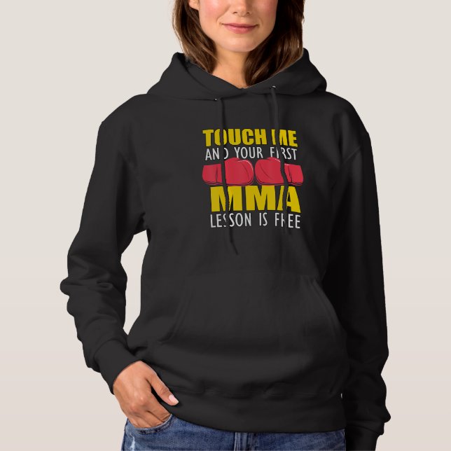 Touch Me Kickbox-Handschuhe Herren MMA Hoodie (Vorderseite)
