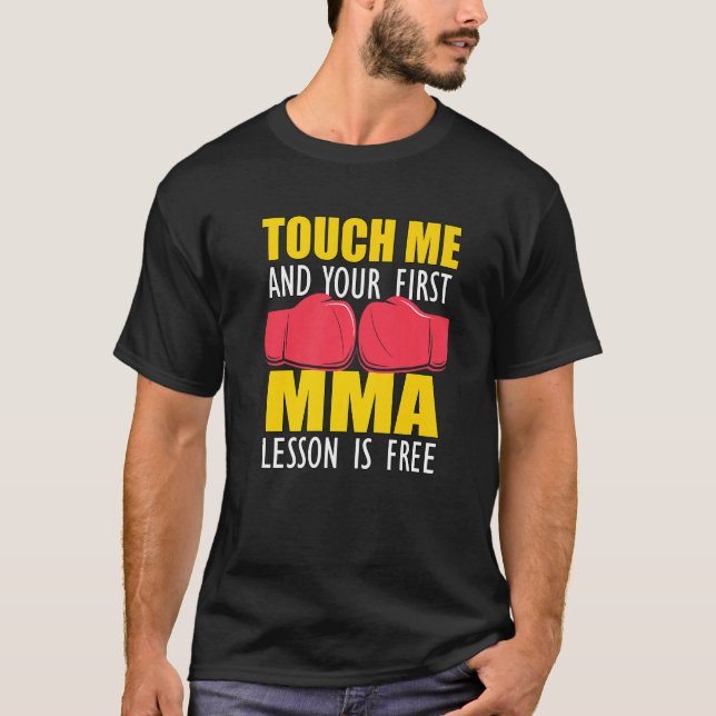 Touch Me Kickboxing Handschuhe Männer MIXED MARTIA T-Shirt (Vorderseite)