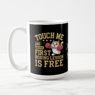 Touch Me und Ihre erste Boxstunde ist kostenlos Kaffeetasse