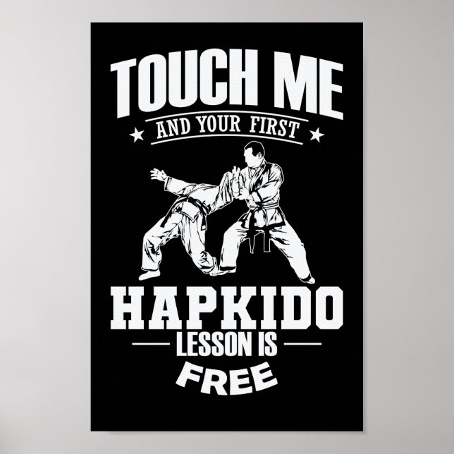 Touch Me und Ihre erste Hapkido-Lektion ist kosten Poster (Vorne)
