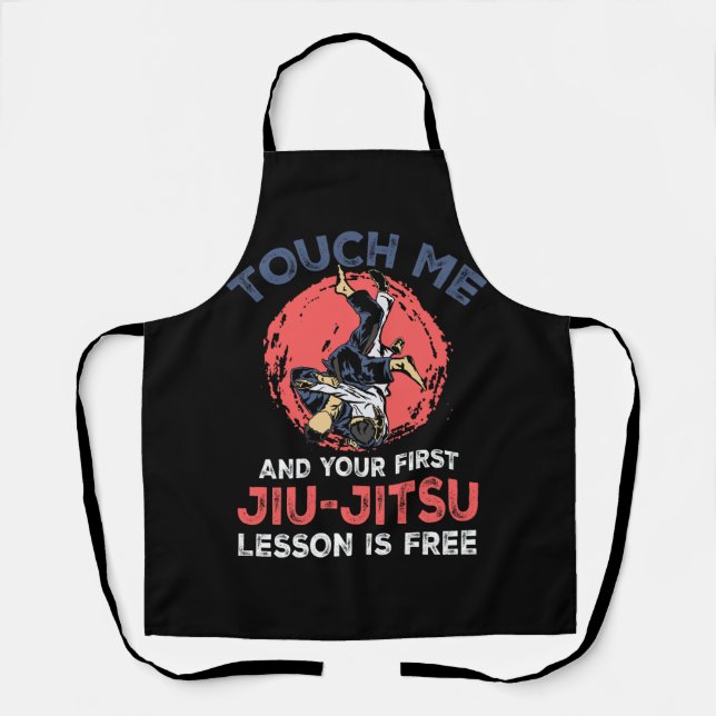 Touch Me und Ihre erste Jiu Jitsu-Lektion ist grat Schürze (Vorderseite)