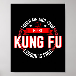 Touch Me und Ihre erste Kung Fu Lektion ist kosten Poster