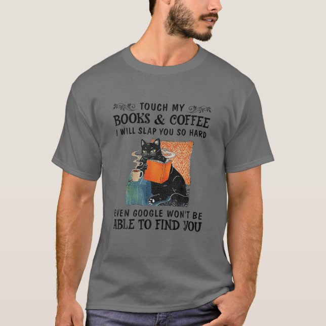 Touch Meine Bücher T-Shirt (Vorderseite)