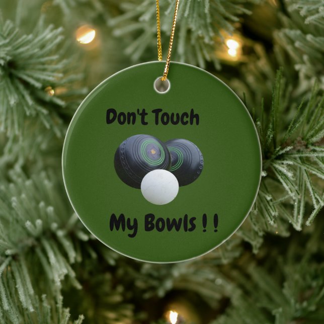 Touch meine Rasenschüsseln, Keramik Ornament (Baum)