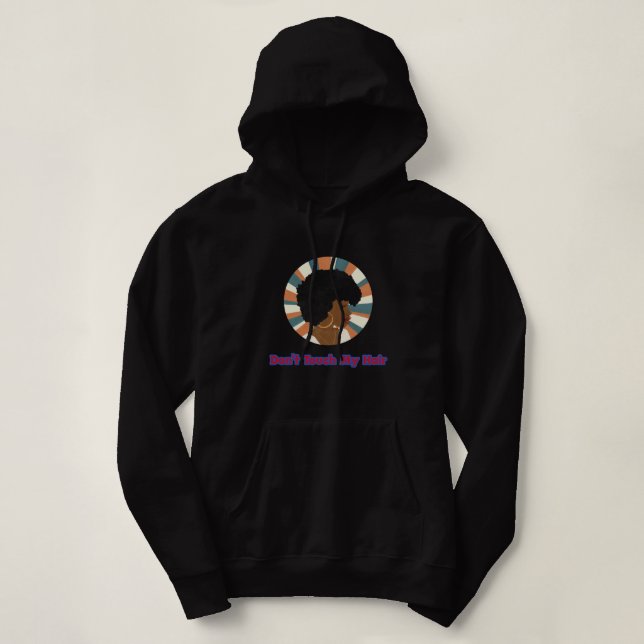 Touch mir nicht die Haare Hoodie (Design vorne)