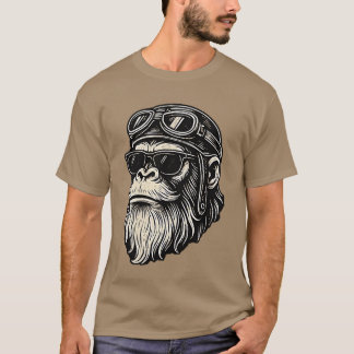 Touch My Beard andell Me Im Pretty Funny Monkey Sa T-Shirt