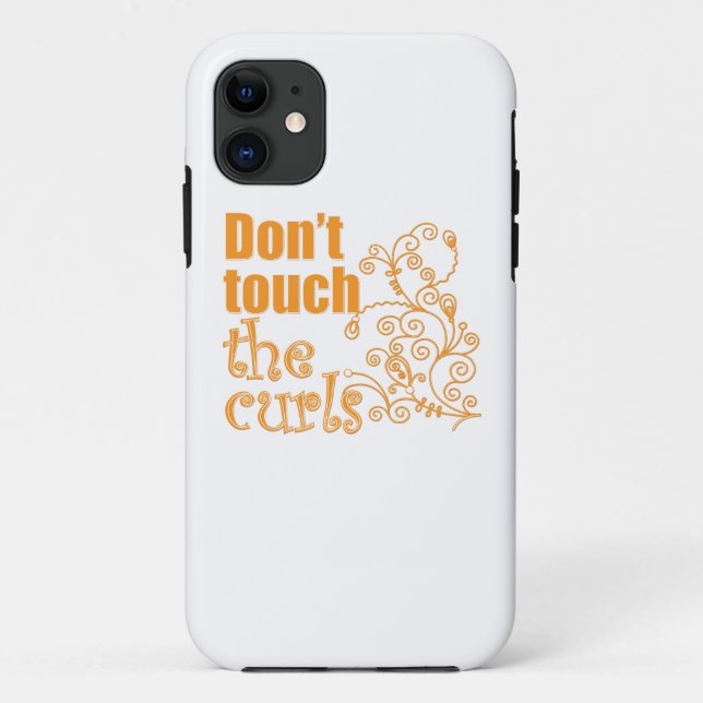 Touch nicht die Curls! Case-Mate iPhone Hülle (Rückseite)