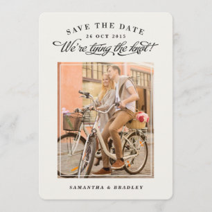 Touch of Class Foto Save-the-Date-Karte Save The Date