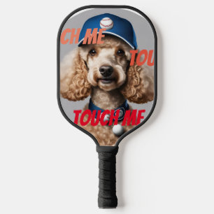 Touch! Persönliches Dog-Image auf Pickleball Schläger
