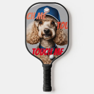Touch! Persönliches Dog-Image auf Pickleball Schläger