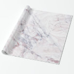 Touch Rosen-weißen grauen MarmorstrudelChic Trendy Geschenkpapier<br><div class="desc">Packpapier</div>