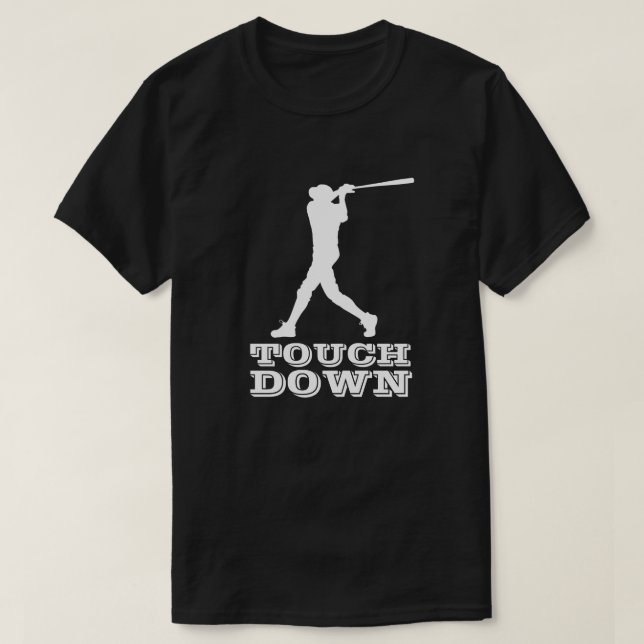 TOUCH UNTER BASEBALL BAT SPORTS T-Shirt (Design vorne)