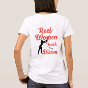 Touch von Frauen Der Wurm Pesonalize NAME T - Shir T-Shirt
