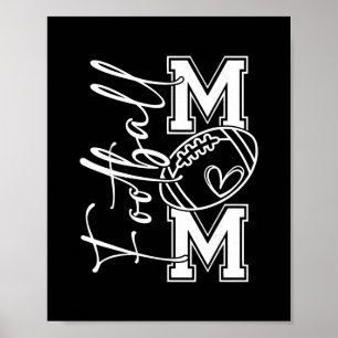 Touchdown American Football Mama Spieltag Erntedan Poster