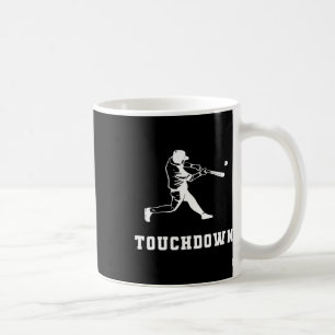 Touchdown Baseball Humor Lustiger Touchdown Baseba Kaffeetasse
