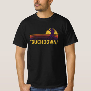Touchdown-Baseball Retro-Sunset-Player T-Shirt