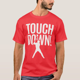 Touchdown Baseball Sport Lustig retro Familie T-Shirt