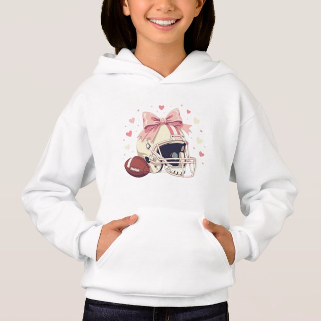 Touchdown chic Coquette  Hoodie (Vorderseite)