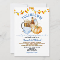 Touchdown es ist ein Windeln Dusche Pumpkin Bierfa