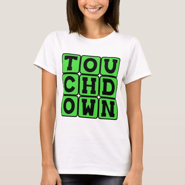 Touchdown, Football Score T-Shirt (Vorderseite)