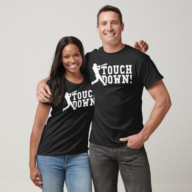 Touchdown Funny Baseball Football Sports T-Shirt (Unisex)