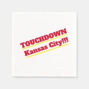 Touchdown Kansas City Cocktail Napkins Serviette