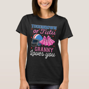 Touchdown oder Tutu Oma liebt dich Fußball Geschle T-Shirt