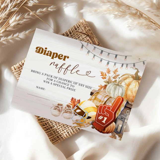 Touchdown und Winzling Toes Babydusche Windelwinde Begleitkarte (Von Creator hochgeladen)